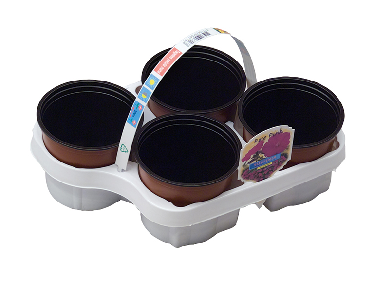 Placi alveolare cu maner pentru transportul ghivecelor