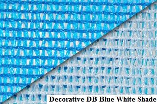 Decorative DB Blue White Shade